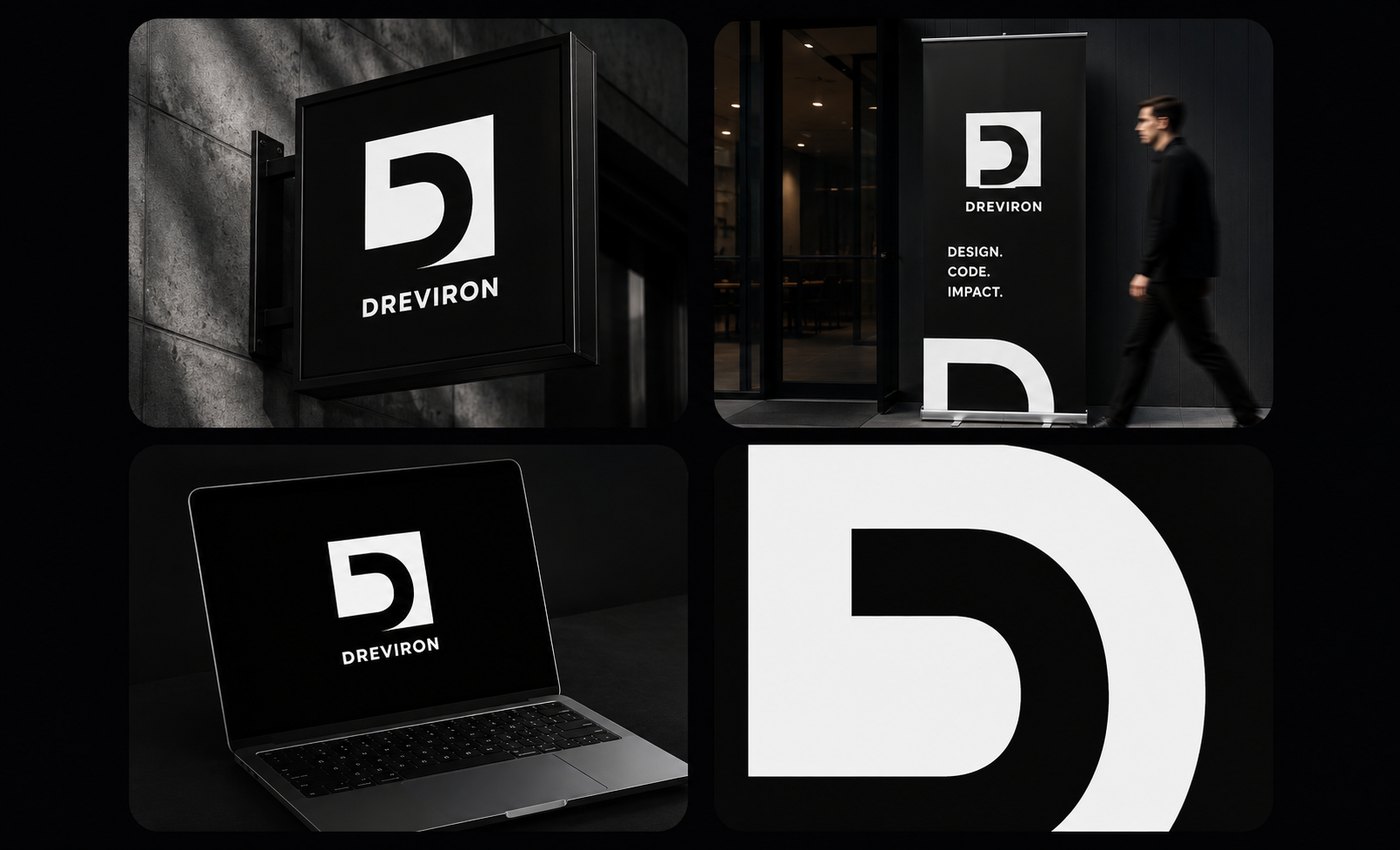 Identité visuelle Dreviron par Arkn Studio