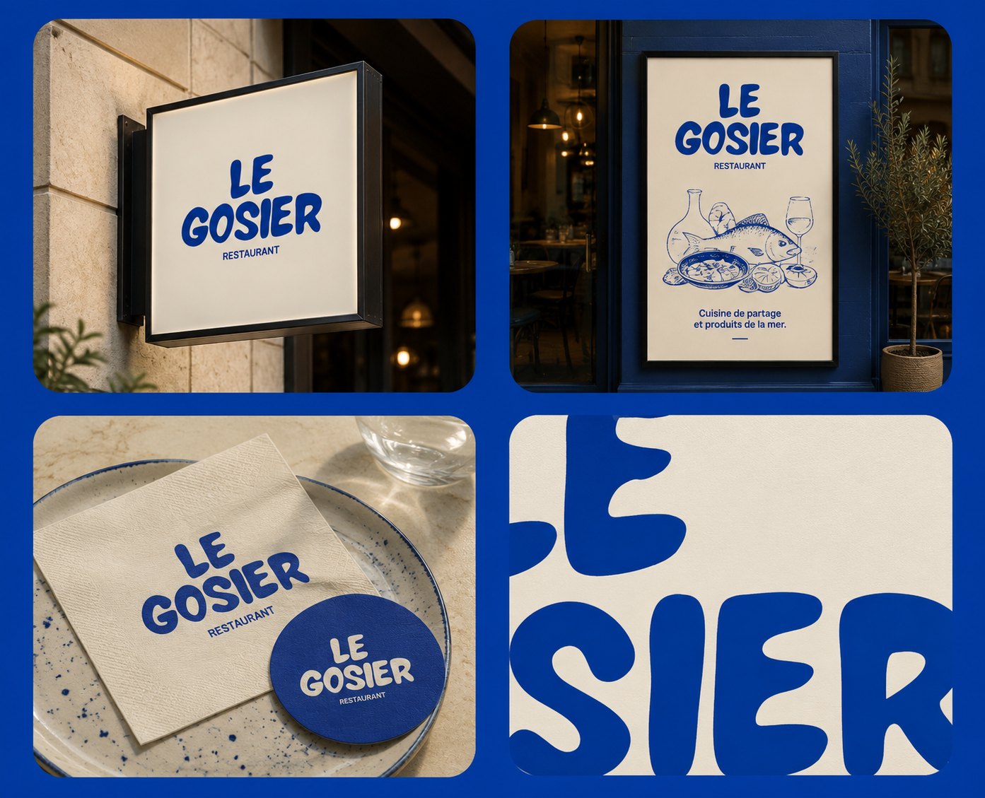 Identité visuelle Le Gosier par Arkn Studio