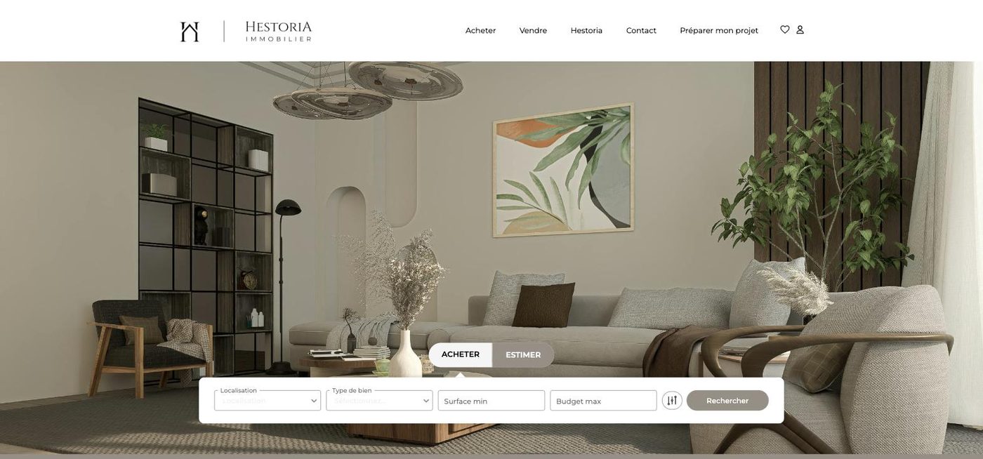 Hestoria — sites internet par Arkn Studio